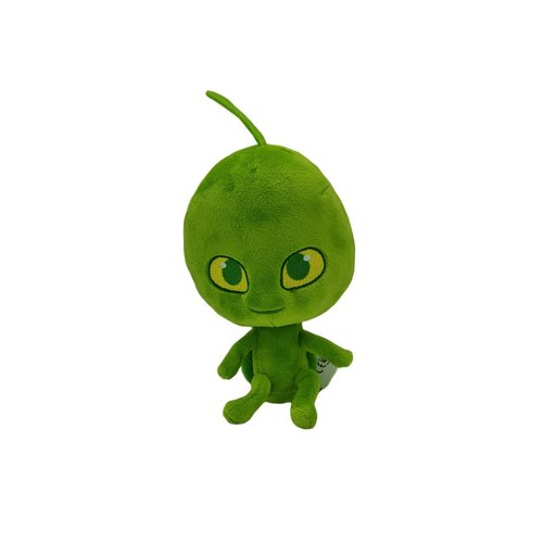 BANDAI Miraculous Kwami Wayzz Plush Toy from Tales of Ladybug and Cat Noir | 15cm Wayzz Soft Toy | Super Soft and Cuddly Toys Bring Their Favourite TV Show to Life