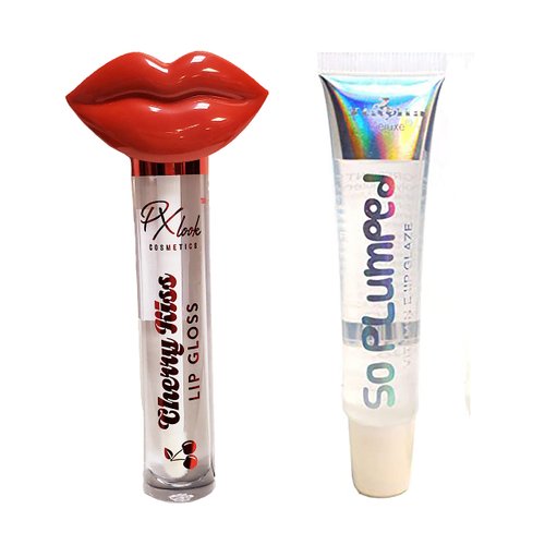Prestige Biatta 2 PC SET CLEAR LIP PLUMPER and CHERRY KISS CLEAR LIP GLOSS