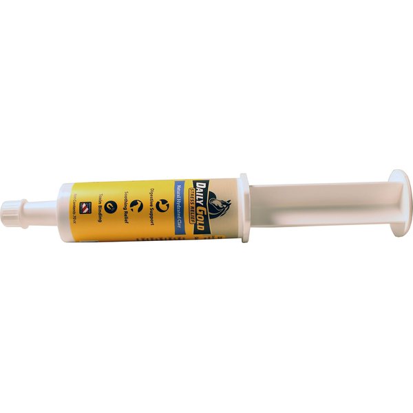 REDMOND Daily Gold Syringe Natural Healing Clay for Gastric Ulcers in Horses (Stress Relief Pre-Race Paste) (Single Pack)