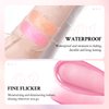HOSAILY Jelly Glitter Lipstick, Magic Color Changing Lip Stain Queen, Hydrating Long Lasting Tinted Lip Balm with Creamy Texture, High Pigmented Non-Stick Lip Stain Glitter Lip Gloss Makeup, 05