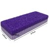 4 Pcs Foot Exfoliator Pedicure Tool Foot Callus Remover Scrubber (Purple)