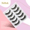 NaRak's False Eyelashes - Feel Natural Series: FULL VOLUME Design. 5 Pairs of Faux Mink Lashes - Comfortable and More Subtle Style Designed for Everyday Wear to Enhance Your Natural Lashes,