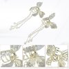 VOCOSTE 2pcs Hair Clip, Classic Hollow Butterfly Tassel Hair Clip, Elegant Luxurious Hair Accessories Hair Clip for Women Girls, Gold Tone