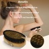 SURNUO Copper Body Brush - Ion Dry Brush to Wake Up, Smooth Skin, and Reduce Stress