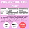 B.T.R. Bar Superfood Keto Protein Bars, Plant Based Vegan Protein, Low Carb Food, Low Calorie, Gluten Free, No Sugar Alcohols, Boosted with Superfoods & Adaptogens (12 Pack) (Cinnamon Cookie Dough ENERGY)