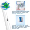 Replacement Brush Heads Fit for Braun Oral b, Compatible with Oral-B Pro 1000/2000/3000/5000/6000 Smart and Genius Electric Toothbrush, 12 Pcs