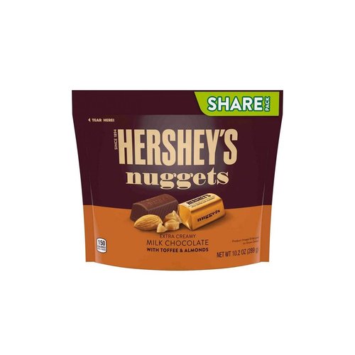 Hershey's Nuggets Milk Chocolate w/ Toffee and Almonds (Pack of 2)