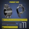 Nilight Tube Clamp Bracket Fit 2.87 to 3.2 Inch Round Bull Bar Crash Bar Guard Roof Rack Roll Cage Bumper for Offroad LED Light Bar Work Driving Whip Light Mounts on Truck ATV UTV