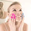 Face Scrubber,Soft Silicone Facial Cleansing Brush Pad Exfoliator Scrub Scrubby for Massage Pore Blackhead Removing Exfoliating-Unique Cool Fun Christmas Gift Present for Girl Sister Best Friend Women