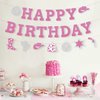 Western Cowgirl Happy Birthday Banner, Glitter Cowgirl Birthday Banner Disco Cowgirl Happy Birthday Banner Easy To Use Perfect Birthday Celebration Decorations