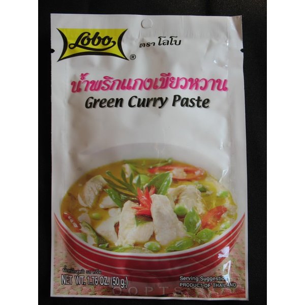 Lobo Green Curry Paste 50g.