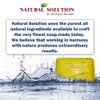 Natural Solution Pink Salt Body & Face Bar, Moisturizing and Nourishing Soap Bar with Organic Shea Butter - 150 g
