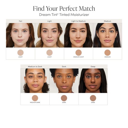 jane iredale Dream Tint SPF 15 Tinted Moisturizer, Medium Light, 1.7 Fluid Ounce