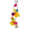 Bonka Bird Toys 1729 Tini Duck Colorful Plastic Ring Metal Cute Budgie Finch Parrotlet Cockatiel Quaker Conure Parakeet Dove Canary Lory