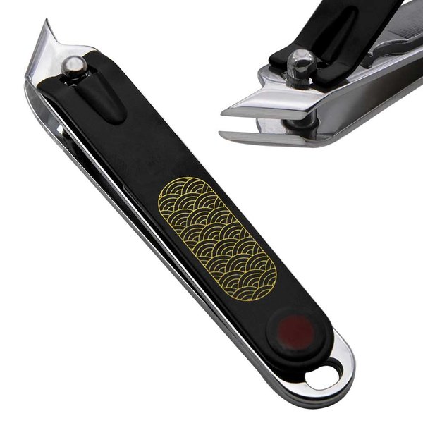 Liangery Nail Clippers Professional Nail Cutter for Ingrown Toenail Removal Treatment Tools, Fingernail Nippers with Comfort Grip Handle Slanted Cuticle Trimmer for Men Women Seniors Adult Thick Nails