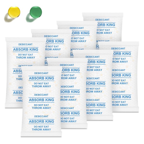 Desiccant Packs, 1 Gram 250 Packs Silica Gel Packets, Premium Color Indicating Moisture Absorbers for Food, Seeds, Jewelry, Electronics Storage