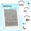 MH Lash Clusters Cluster Eyelash Extensions Individual Cluster Lashes Super Soft Wispy Eyelash Clusters Reusable 7 Times, Easy DIY Lashes at Home (Sleep Baby Ultra-thin, 8-18mm, 168PCS)