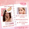 4PCS Full Coverage Foundation Set,Waterproof Long Lasting Moisturizing Color Changing Foundation,Hydrating BB Cream,Translucent Matte Loose Setting Powder Face Base Makeup Set with Makeup Sponge