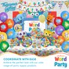 Treasures Gifted (24) Word Party Cupcake Toppers & (24) Wrappers - Officially Licensed Word Party Cake Decorations - Word Party Birthday Party Supplies - Jim Henson’s Word Party Cake Topper Set