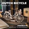 UGEARS Wooden 3D Puzzles for Adults – Dutch Bicycle Model Kits for Adults – Easy Assembly 3D Wooden Puzzles for Adults – Iconic Amsterdam Bike Crafts for Adults – DIY Miniature Kit – 75 Pcs