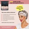Sleep ‘N Curl - 100% Pure Mulberry Silk - Heatless Hair Curler KIT with Pure Silk Cap (Bonnet)
