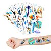 112 PCS Swimming Temporary Tattoos Birthday Party Decorations Supplies Favors Swim Team Pool Waves Summer Beach Themed Decor Stickers For Boys Girls Gift School Prizes Rewards