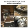 EVIL ENERGY 2.0 Inch Exhaust Clamp,Narrow Band Muffler Clamp Stainless Steel