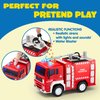 JOYIN Toddler Fire Truck Toys for 3 4 5 6 7 Year Old Boys - Fire Engine, Emergency Vehicle, Kids Firetruck, Friction Powered Car with Lights and Sounds, Christmas Birthday Gifts for Boys Girls Age 3-9