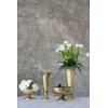 Accent Decor Distressed Gold Metal Compote Bowl | Gold Compote Vase l Lita Metal Vase l Indoor and Outdoor Compote for Any Event
