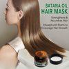 Batana Oil Hair Mask, Deep Repair Conditioning Batana Oil,Strengthens & Nourishes Hair Oil, Biotin Deep Treatment, Hair Mask to Repair Dry, Damaged & Frizzy Hair for All Hair Types