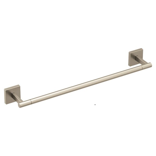Moen Triva Brushed Nickel 18" Bathroom -Towel Bar, BP1818BN