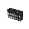 Storacell by Powerpax AAA Battery Storage Caddy, Black, Holds 12 Batteries (Not Included)