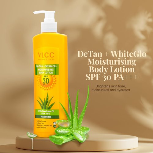 VLCC DeTan + WhiteGlo Moisturising Body Lotion SPF 30 PA+++(350ml)