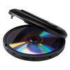 Jensen CD-65 Portable Personal CD Player CD/MP3 Player + Digital AM/FM Radio + with LCD Display Bass Boost 60-Second Anti Skip CD R/RW/Compatible Sport Earbuds Included (Black Limited Edition Series)