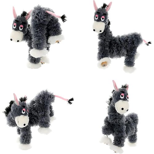 Funny Crazy Donkey Puppets Toys Marionette Yarn Puppet Hand Puppets Parent-Child Interactive Toys Pull String Puppet Activity Doll Gift Toy for Stage Performances Parties Birthdays Gift
