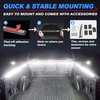 MICTUNING 3Pcs 60 Inch Truck Bed Lights - White Waterproof LED Light Strip with On-Off Switch Fuse Splitter Cable Compatible for Truck Jxxp Pickup RV SUV Vans Cargo Boats and More