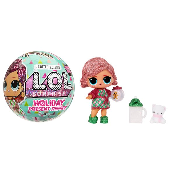 L.O.L. Surprise! Holiday Present Surprise Doll Dreamin' B.B. with 7 Surprises- Limited Edition Collectible Doll Including Sparkly Accessories, Stocking Stuffers Gift for Kids Ages 4 5 6+ Years Old