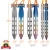 TiTo 6 Pack Titanium Tent Stakes 10X10X160mm V-Shaped Windproof Tent Nail Pegs with Carrying Pouch for Camping, Hiking, Gardening and Canopy (Colorful,10X160mm)