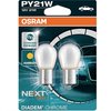OSRAM DIADEM CHROME PY21W halogen, signallamp, turn signal light, 7507DC-02B, 12V, double blister 2 pieces