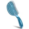 NuWay 4HAIR DoubleC PRO U.S. Patented Double Curved Detangling Brush is Hair Dryer Safe (Sea Foam)
