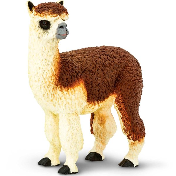Safari Ltd. Alpaca Figurine - Detailed 3.75" Plastic Model Figure - Fun Educational Play Toy for Boys, Girls & Kids Ages 3+