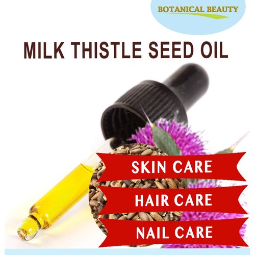 Botanical Beauty MILK THISTLE SEED OIL Silybum marianum seed oil 100% Pure Natural for FACE, SKIN, BODY, HAIR, NAILS 1 Fl.oz.- 30 ml