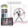 Baseball Card Binder with Sleeves 400 Pockets. Sports Card Binder Book with Zipper. Christmas Gifts for Baseball Card Collectors. Waterproof Baseball Card Holders Compatible with Topps Cards. (White)