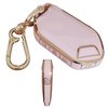 AIOEUOIA TPU for Kia Key Cover with Keychain Keyless Entry Remote Control Key Fit for Kia Telluride 2023/2024 Smart Key Fob Shell (Pink)