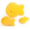 BenBen Goldfish Plush Toys, Set of 3, Goldfish Cracker Plushies, 11.5”, 7” and 6” Cute Gold Fish Stuffed Animal, Kawaii Food Plush, Fun Decorative Pillows for Room Décor