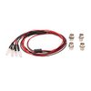 OGRC 4Pcs RC LED Lights Kit Accessories RC Headlights/Taillight Kit Accessories for 1/10 1/8 Modes for Traxxas HSP Redcat RC4WD Tamiya ARRMA Axial SCX10 D90 HPI HSP RC Car（2 White+2 Red）