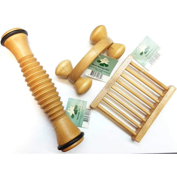 Wood Bath Accessories 3 Piece