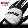 Franklin Sports Youth Teeball Batting Gloves - Youth Flex - Kids Batting Gloves for Teeball, Baseball, Softball - Black/White - Tee Ball Extra Small