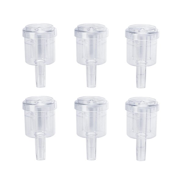 North Mountain Supply 2-Piece Airlocks for Fermentation - Airlocks for Wine Making, Brewing Beer, and Fermenting Foods - 6 Pack