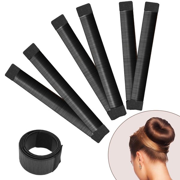 Hair Bun Maker 3PCS- DIY French Twist Hair Fold Wrap Snap Donut Bun Maker for Hair Easy Bun Hair Tool Ballet Bun for Kids and Women